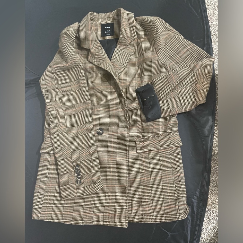 COTTON:ON blazer US 4 with pattern brown black red